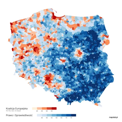 W.....6 - Wyniki wyborów do Parlamentu Europejskiego na mapie:
PiS wygrywa w 2020 gm...