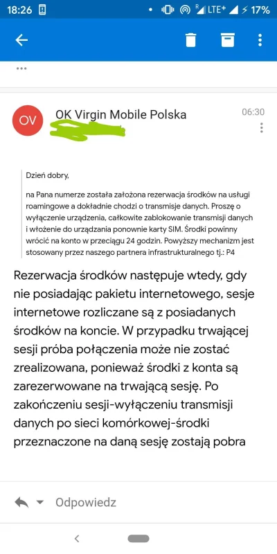 openordie - Brakuje tylko tekstu "pozdrawiamy, zespół mBanku".


Virgin od miesiąca k...