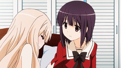 FlaszGordon - #randomanimeshit #gif [ #SonoHanabiraniKuchizukewo #Mai #Reo ] 
:3