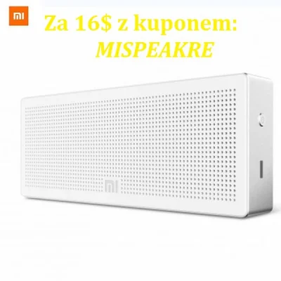 x-SANTA-x - Mireczki super promocja na głośnik #xiaomi !

Z kodem MISPEAKRE kupicie...