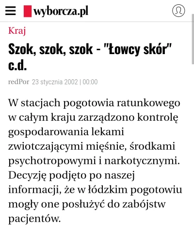 patryk-witczuk - 23 stycznia 2002 roku, "Gazeta Wyborcza" opublikowała na swoich łama...