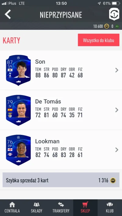 tomon69 - Właśnie trafiłem Sona UCL ( ͡° ͜ʖ ͡°) Kiedy najlepiej go sprzedać? #fut