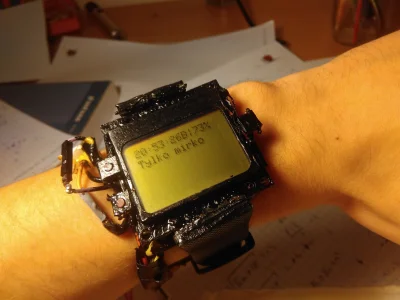 smiechulec - Właśnie skończyłem robić smartwatcha z Arduino. Dumny jestem z niego. Te...