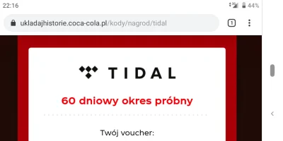 ErrAolo - #Wymiana Ktoś chce Tidal 60 dni za Kupon na 2 for u #Mcdonalds Tylko musiał...