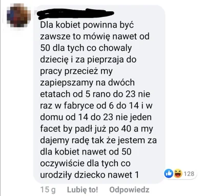 jatutylkonachwile1 - Pod artykułem o możliwej emeryturze w wieku 53 lat dla kobiet i ...