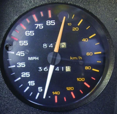 majkson - Camaro 1983 z jednoczesnym wyswietlaniem km/h i mph za pomoca jednej wskazo...