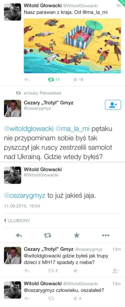 K.....l - Redaktor Gmyz nigdy nie zawodzi na twitterze xD
#truelolcontent #bekazpraw...