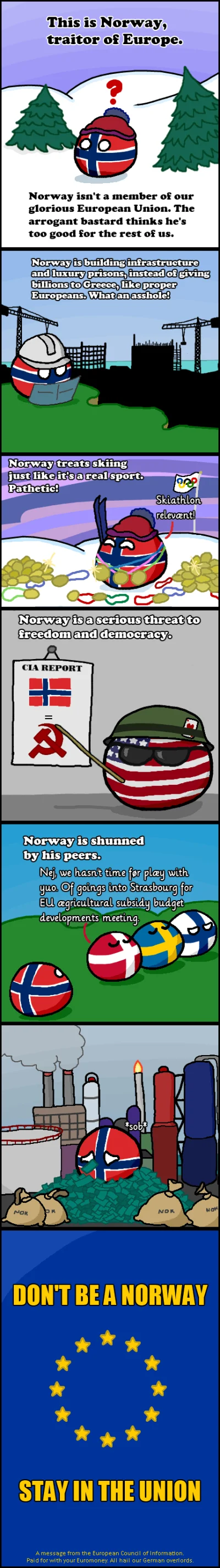 Aishi - @Mescuda: Norwegia jest za dobra na UE. ( ͡° ͜ʖ ͡°)