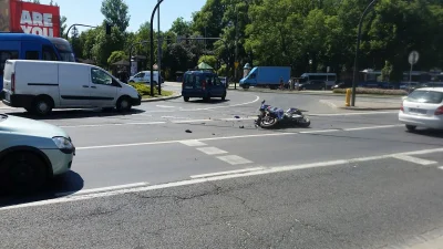 bobbyjones - Wypadek #krakow rondo Matecznego #motocykle