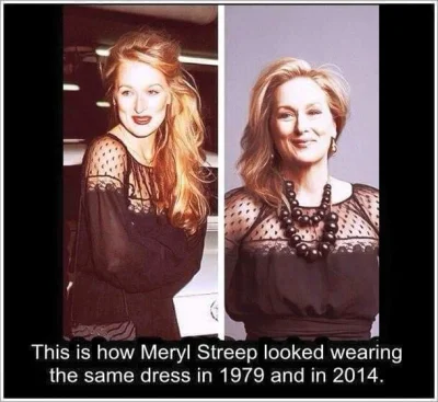 elady1989 - No proszę! Meryl Streep w sukience sprzed 35 lat :D 
#ladnapani #milf #fi...