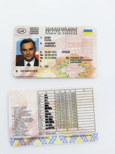 WLADCA_MALP - Zapewne widzieliście już te prawka jazdy, na których jeżdżą ukraińscy T...