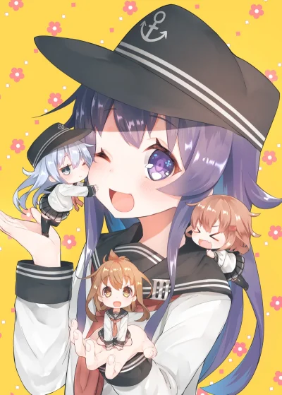 Smuffiasty - #randomanimeshit #kantaicollection #kancolle #hibiki #akatsuki #ikazuchi...