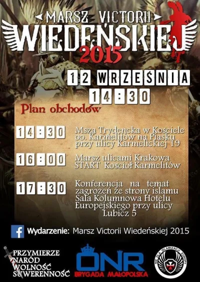 obrotowy - Do zobaczenia jutro w Krakowie! JAN SOBIESKI - KRÓL ZWYCIĘSKI! #krakow #on...