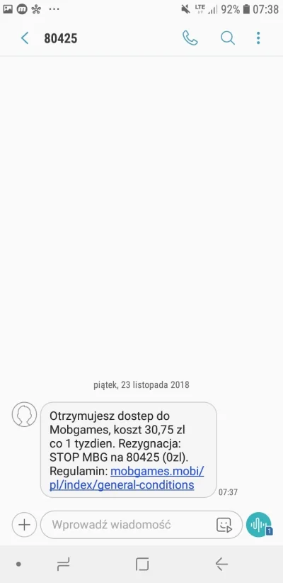 KsiazePodziemi - #oszukujo #telefony co to jest? I czemu to dostałem?