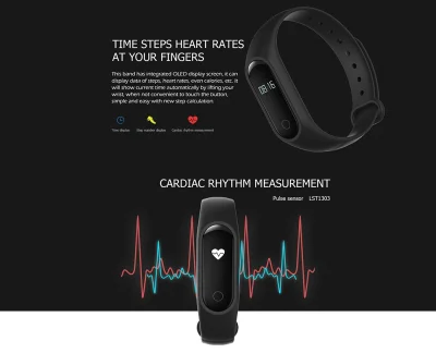 eternaljassie - Xiaomi Mi Band 2 za połowę ceny? Tak! Opaska OUKITEL A16 Smart Wristb...