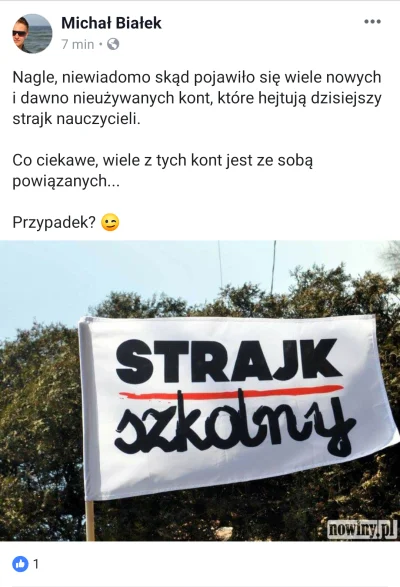 Reepo - Michał Białek potwierdza - w kampanię przeciwko nauczycielom na Wykopie zaang...