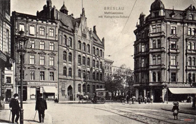 mroz3 - Lata 1910-1920 , Dawna szkoła przy ulicy Niemcewicza. Widok od Kilińskiego. P...