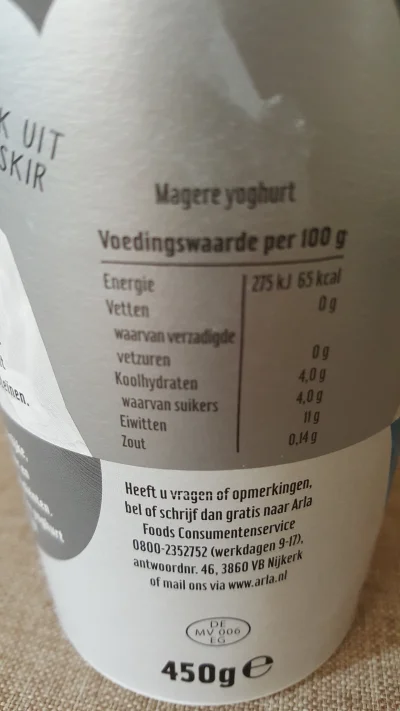 nederlandka - Skład jest ciekawy tylko chudy jogurt