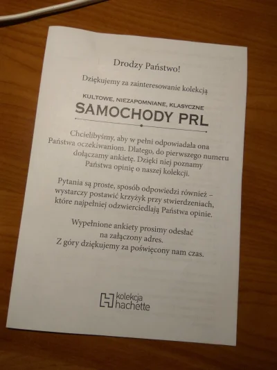 Piasqun - @lewymaro: Jest to wydanie testowe i ograniczona ilość modeli.. Jeszcze ank...