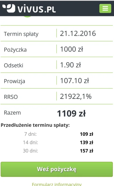 remikbdn - Pierwsza firma z brzegu. RSO 21922%.
Chwilówka na tydzień.