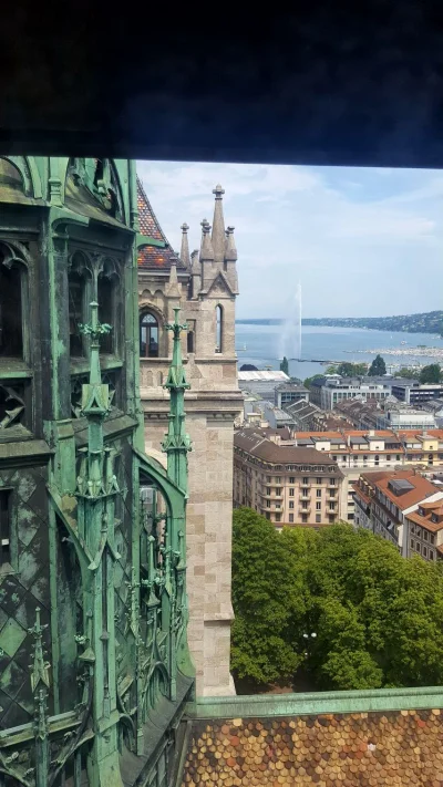 reflex1 - #genewa #szwajcaria 
Widok z wieży katedry.