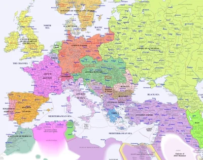futbolski - Europa w XIX wieku

#mapy #ciekawostki #historia