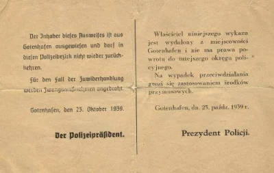 S.....r - Takie zawiadomienia otrzymywali mieszkańcy Gdyni jesienią 1939 roku.

#gd...