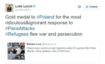 klossser - "Złoty medal dla Polski za najbardziej niedorzeczną i ignorancką reakcję n...