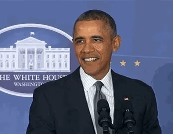 Niedowiarek - #gif #gfy #gfycat #obama #zepsutygif