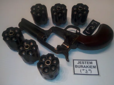 BrzydkiBurak - 36 kulek w kalibrze 454 a wszystko tak zgrabne ze caly zestaw z malym ...