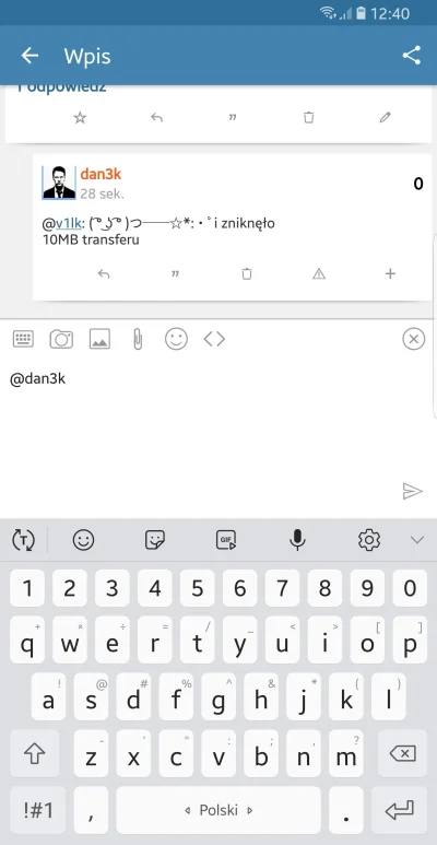 v.....k - @dan3k Wifi mam (╭☞σ ͜ʖσ)╭☞ A na telefonie jeszcze 6gb (￣෴￣)