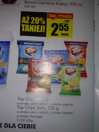 XpruF - Coś dla smakoszy. 



#biedronka #chipsy #promocje #topchips