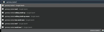 mecenaszpiaseczna - Takie tam #!$%@?. Oto, co wyskakuje po wpisaniu "germany started"...