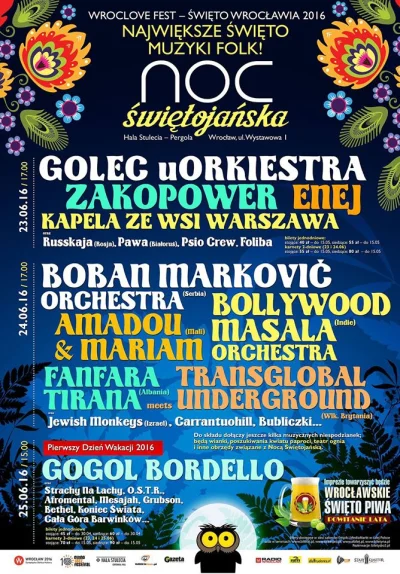 wrockfest - #kultura #wroclaw #esk2016