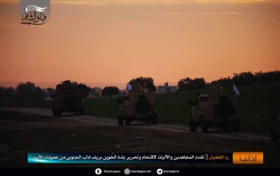 ariel-szydlowski - Feylaq al Sham i ich Tureckie pojazdy.... Syrian News 1 podaje że ...