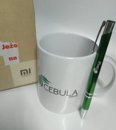 AliPaczka - Polecam gadżety konkursowe od @cebula_online! Herbata jeszcze nigdy nie m...