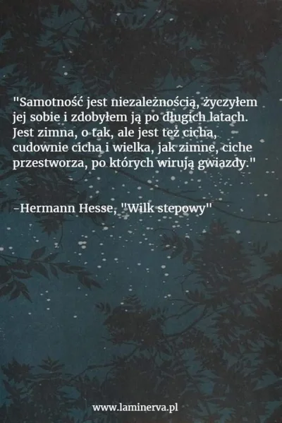 a.....a - #wilkstepowy #dobraksiazka #hermannhesse #hehe