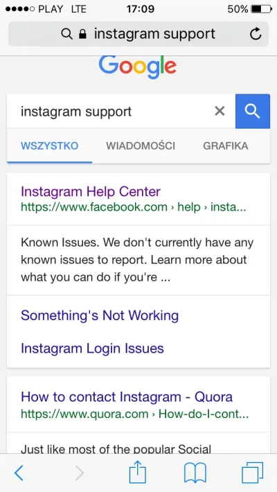 heniek3 - @koszalken: no wpisując instagram support wyświetla sie to