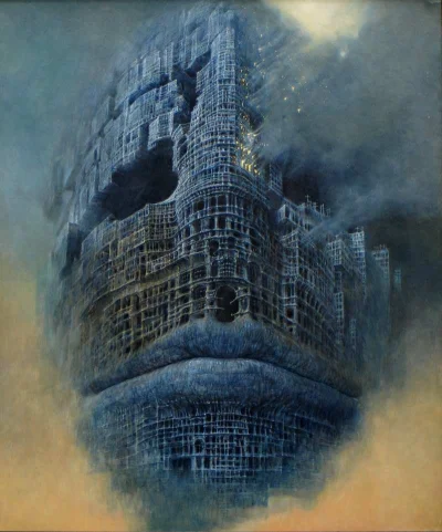 NomenNescioNy - #beksinski #malarstwo #scrollujdalej