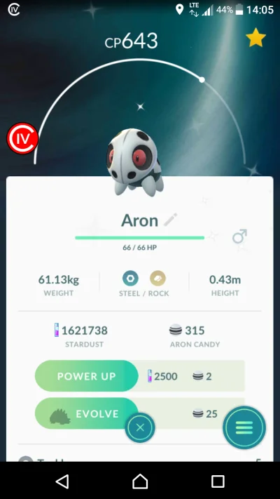 kelob - #pokemongo
Aron też jest shiny. Nigdzie o tym nie znalazłem informacji. Czer...