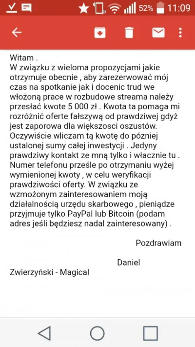 Mishaku - @duzeelobenc: mówię tutaj o większych zakupach. Mówił, że ma zamrożoną dzia...