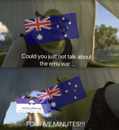 Red_u - Przypominam że Australia to jedyny kraj który przegrał wojnę z Emu. ( ͡° ͜ʖ ͡...
