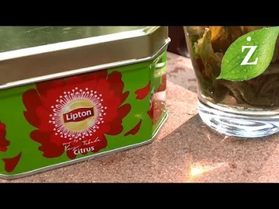 ZarlokTV - Moja degustacja i recenzja herbaty zielonej LIPTON Citrus (cytrusowa sypan...