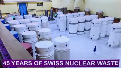 zwirz - Odpady ze szwajcarskich elektrowni jądrowych z ostatnich 45 lat.
#energiajad...