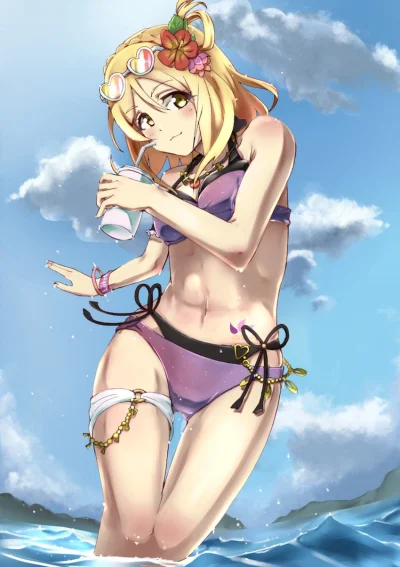 Czokolad - #randomanimeshit #lovelive #lovelivesunshine #mariohara #swimsuit