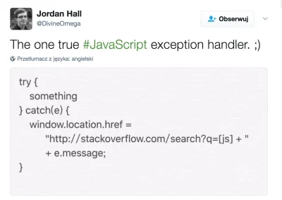 sekurak - Nowatorski exception handler :)

#sekurak #programowanie #javascript
