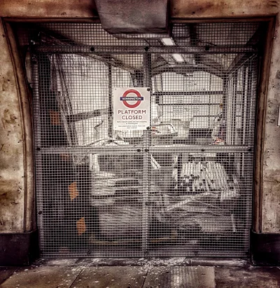 silentpl - Zamknięty peron Kennington Underground