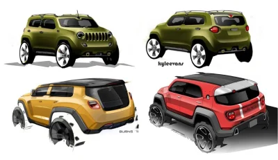 d.....4 - Jeep Renegade

#samochody #jeep #szkicesamochodow