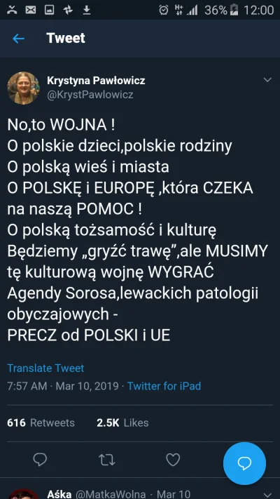 WujaAndzej - A więc wojna. Z dniem dzisiejszym wszelkie sprawy i zagadnienia schodzą ...