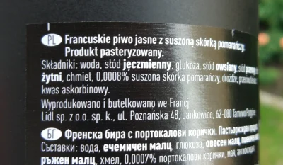 RustyMnichu - Ostatnio moją uwagę przykuła etykieta piwa w Lidlu i ilość użytej suszo...